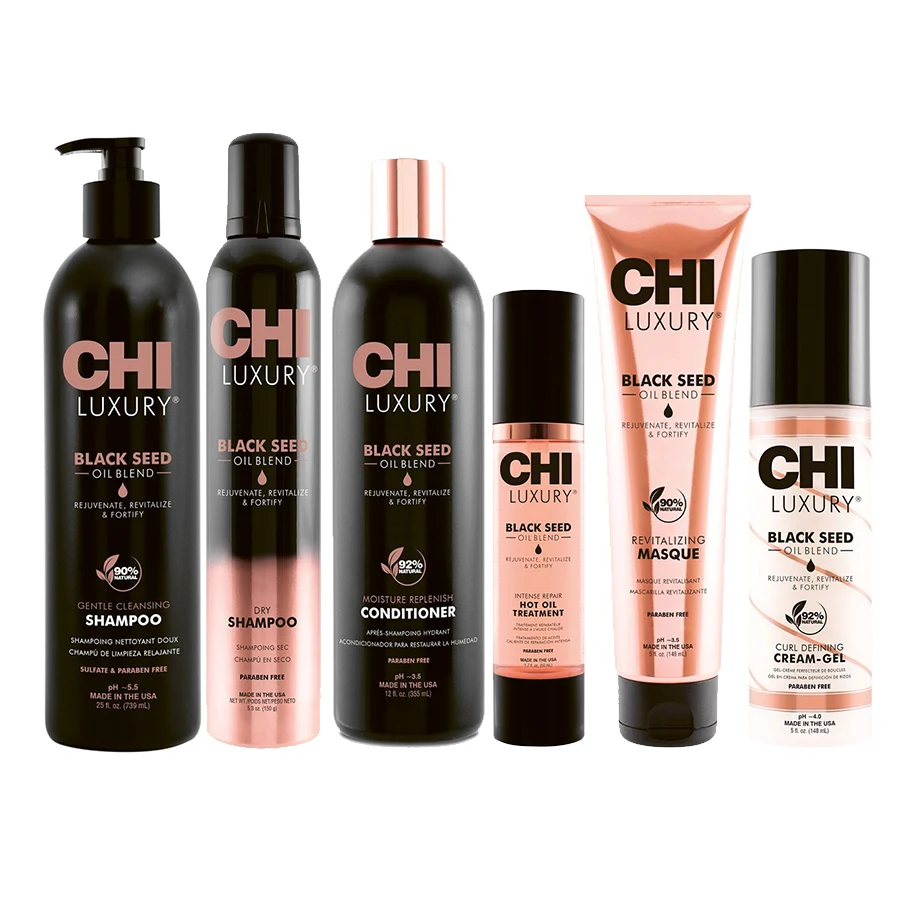 CHI LUXURY BLACK SEED OIL BLEND CHI Léčba  Péče o vlasy